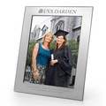UVA Darden Polished Pewter 8x10 Picture Frame - Image 1