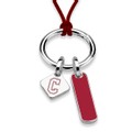 College of Charleston Silk Necklace with Enamel Charm & Sterling Silver Tag - Image 2