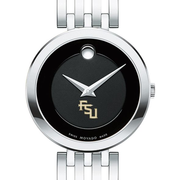 Florida State University Women's Movado Esparanza Stainless Steel Museum with Bracelet