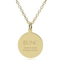UNC Kenan-Flagler 18K Gold Pendant & Chain - Image 1