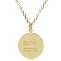 UNC Kenan-Flagler 18K Gold Pendant & Chain