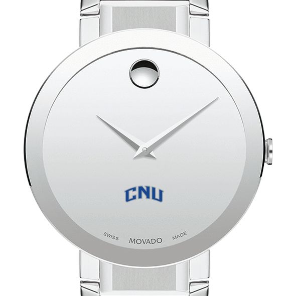 Christopher Newport University Men's Movado Sapphire Museum with Bracelet