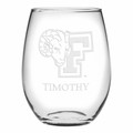 Fordham Stemless Wine Glasses Made in the USA - Set of 2 - Image 1