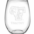 Fordham Stemless Wine Glasses Made in the USA - Set of 2 - Image 2