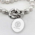 SC Johnson College Pearl Necklace with Sterling Silver Charm - Image 2