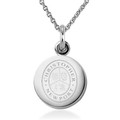 Christopher Newport University Necklace with Charm in Sterling Silver - Image 1
