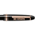 NC State Montblanc Meisterstück LeGrand Ballpoint Pen in Red Gold - Image 2