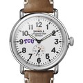 TCU Shinola Watch, The Runwell 41mm White Dial - Image 1