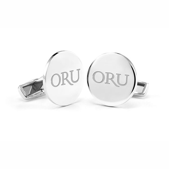 Oral Roberts Cufflinks in Sterling Silver - Image 1