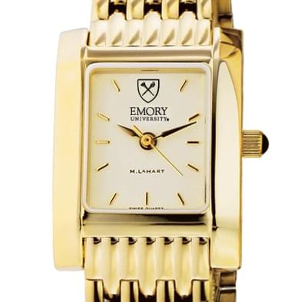 Emory Women's Gold Quad Watch with Bracelet