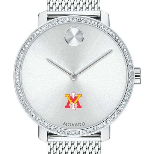 VMI Women's Movado Bold with Crystal Bezel & Mesh Bracelet - Image 1