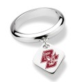 Boston College Sterling Silver Ring with Sterling Tag - Image 1