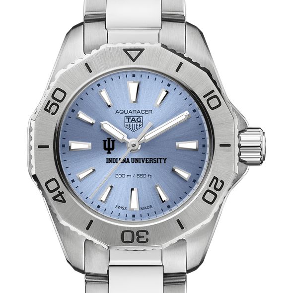 Indiana Women's TAG Heuer Steel Aquaracer with Blue Sunray Dial - Image 1