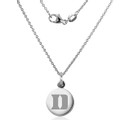 Duke University Necklace with Charm in Sterling Silver - Image 2