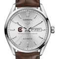 University of South Carolina Men's TAG Heuer Automatic Day/Date Carrera with Silver Dial - Image 1