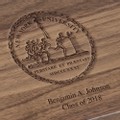 New York University Solid Walnut Desk Box - Image 2