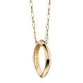Texas Tech Monica Rich Kosann Poesy Ring Necklace in Gold - Image 1