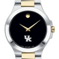 University of Kentucky Men's Movado Collection Two-Tone Watch with Black Dial - Image 1