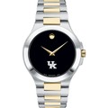 University of Kentucky Men's Movado Collection Two-Tone Watch with Black Dial - Image 2
