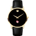 Wesleyan Men's Movado Gold Museum Classic Leather - Image 2