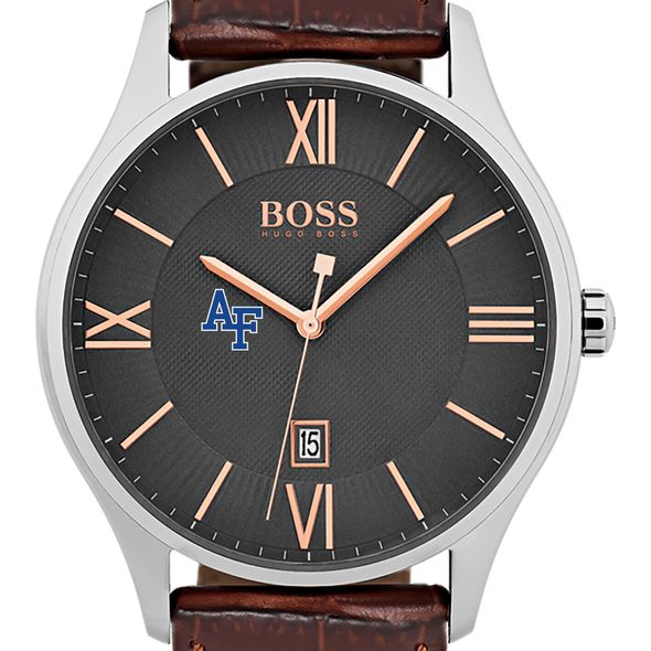 US Air Force Academy Men's BOSS Classic with Leather Strap from M.LaHart