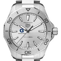 Georgetown Men's TAG Heuer Steel Aquaracer with Silver Dial