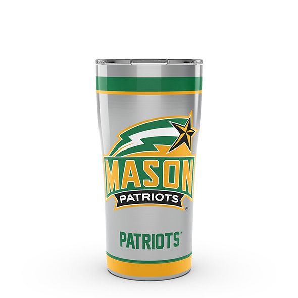 George Mason 20 oz. Stainless Steel Tervis Tumblers with Hammer Lids - Set of 2 - Image 1