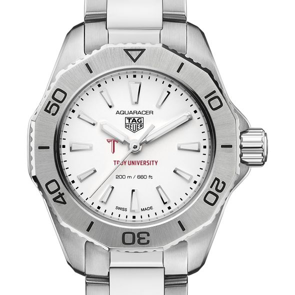 Troy Women's TAG Heuer Steel Aquaracer with Silver Dial - Image 1