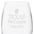 Texas McCombs Red Wine Glasses - Set of 4 - Image 3