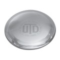 UT Dallas Glass Dome Paperweight by Simon Pearce - Image 1