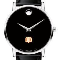 UT Dallas Men's Movado Museum with Leather Strap