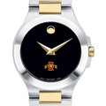 Iowa State Women's Movado Collection Two-Tone Watch with Black Dial - Image 1