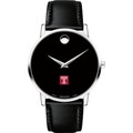 Temple Men's Movado Museum with Leather Strap - Image 2