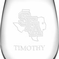 SFASU Stemless Wine Glasses Made in the USA - Set of 2 - Image 3