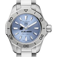 Central Michigan Women's TAG Heuer Steel Aquaracer with Blue Sunray Dial