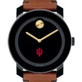 Indiana University Men's Movado BOLD with Brown Leather Strap - Image 1