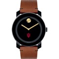 Indiana University Men's Movado BOLD with Brown Leather Strap - Image 2