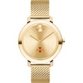Iowa State Women's Movado Bold Gold with Mesh Bracelet - Image 2