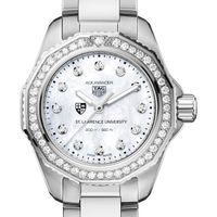 St. Lawrence Women's TAG Heuer Steel Aquaracer with Diamond Dial & Bezel