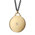 NYU Monica Rich Kosann Round Charm in Gold with Stone - Image 1