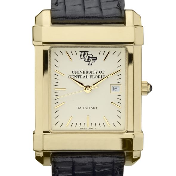 UCF Men's Gold Quad with Leather Strap - Image 1