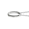 Chicago Monica Rich Kosann "Carpe Diem" Poesy Ring Necklace in Silver - Image 3