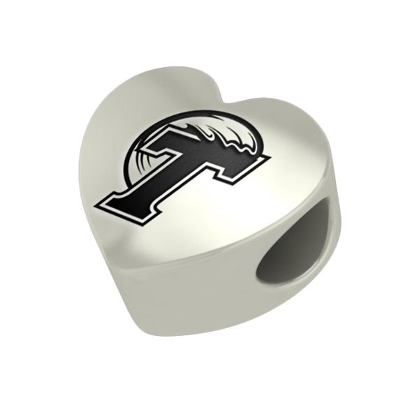Tulane University Heart Shaped Bead