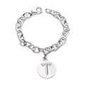 Troy Sterling Silver Charm Bracelet - Image 1