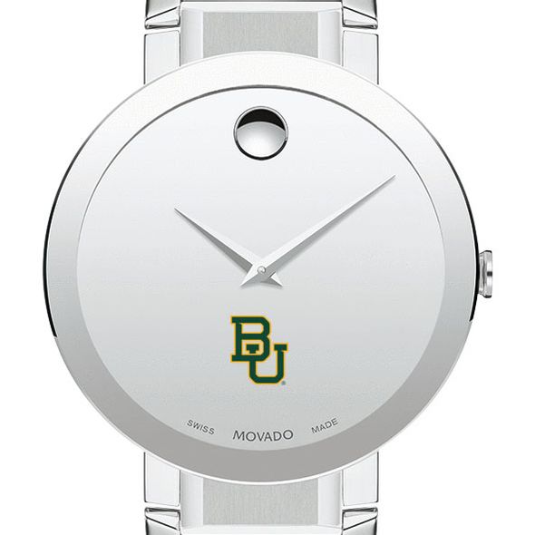 Baylor University Men's Movado Sapphire Museum with Bracelet