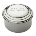 Texas McCombs Pewter Keepsake Box - Image 1