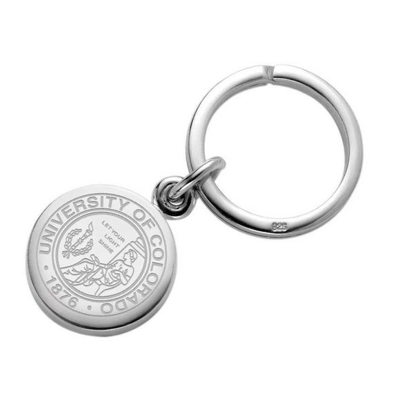 Colorado Sterling Silver Insignia Key Ring - Image 1