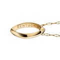 University of Kentucky Monica Rich Kosann Poesy Ring Necklace in Gold - Image 3