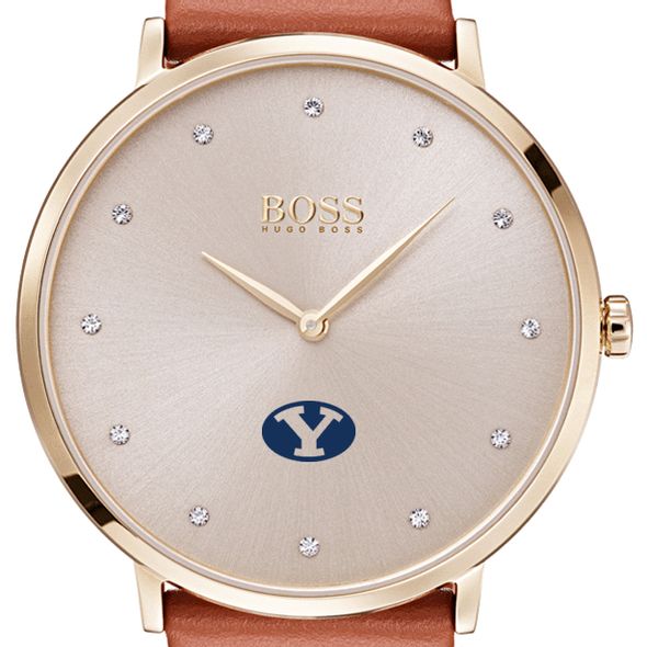 Brigham Young University Women's BOSS Champagne with Leather from M.LaHart