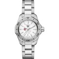 FSU Women's TAG Heuer Steel Aquaracer with Silver Dial - Image 2